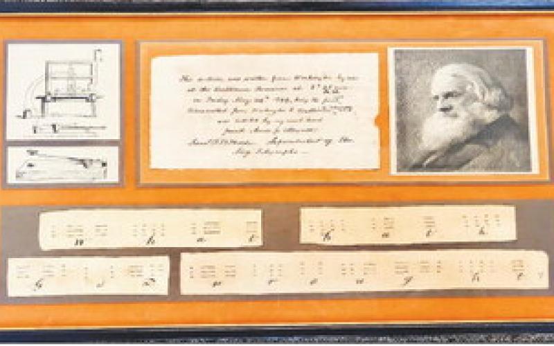 Local Museum spotlights 1844 telegraph message that transformed communication