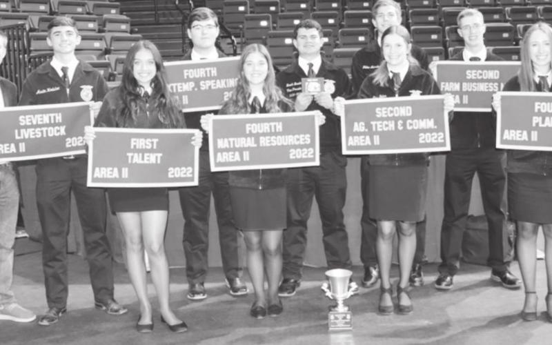 Glasscock County FFA Members