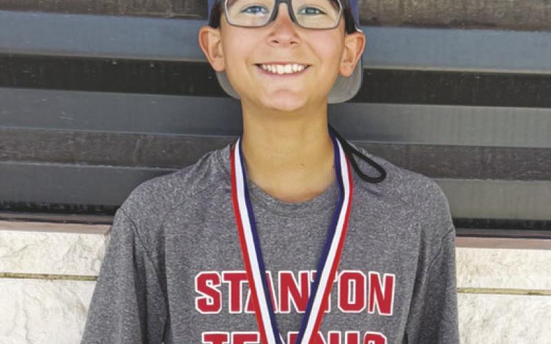 Phoenix Urias 3rd place in 7th grade boys singles