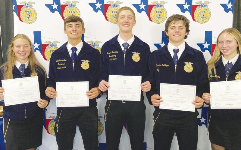 Glasscock County FFA Members Attend State Convention
