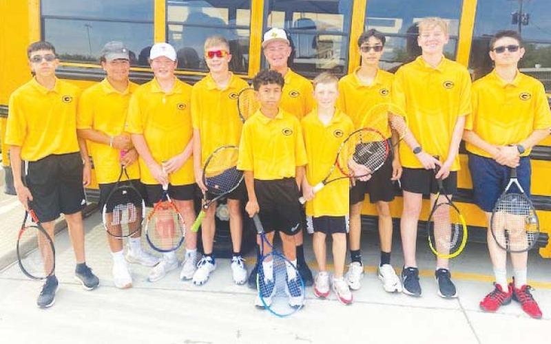 Grady dominates district tennis meet winning both boys and girls team titles