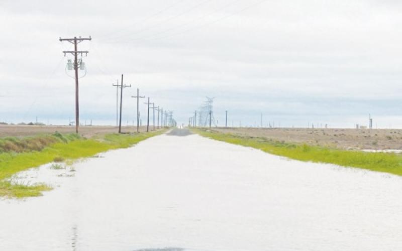 Some Martin County residents needed a boat to cross roads from the four plus inches of rain