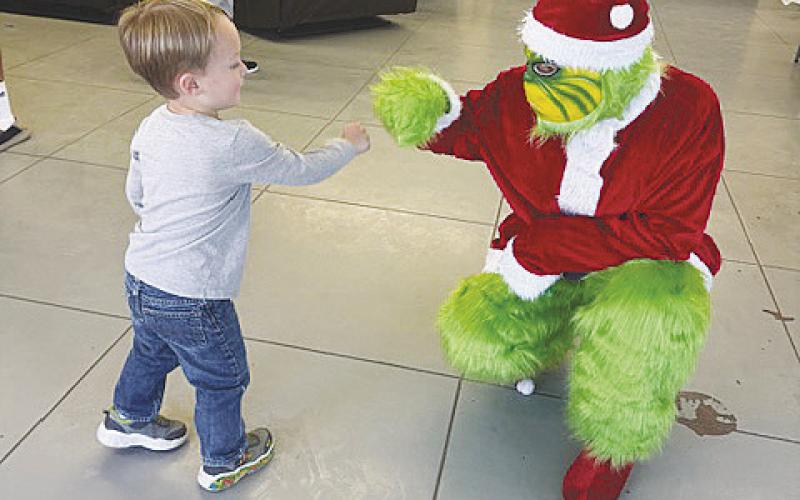 “Pancakes with the Grinch”