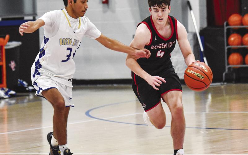 The Garden City Bearkats opened the Class A playoffs with a commanding 60–31 bi-district win over Menard, but their run ended in the Area Round with a 46–33 loss to Buena Vista. photo by Janie Fryar