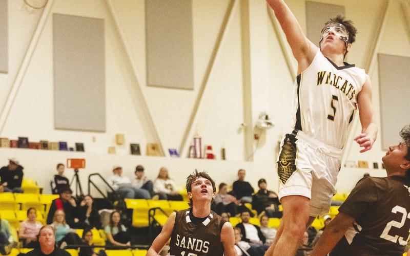 Grady senior guard Chapman Sims was named District 8-A Most Valuable Player. Sims helped the Wildcats to a top four district finish and led the team to the bi-district round of the state playoffs. by Savannah Thomas Photography