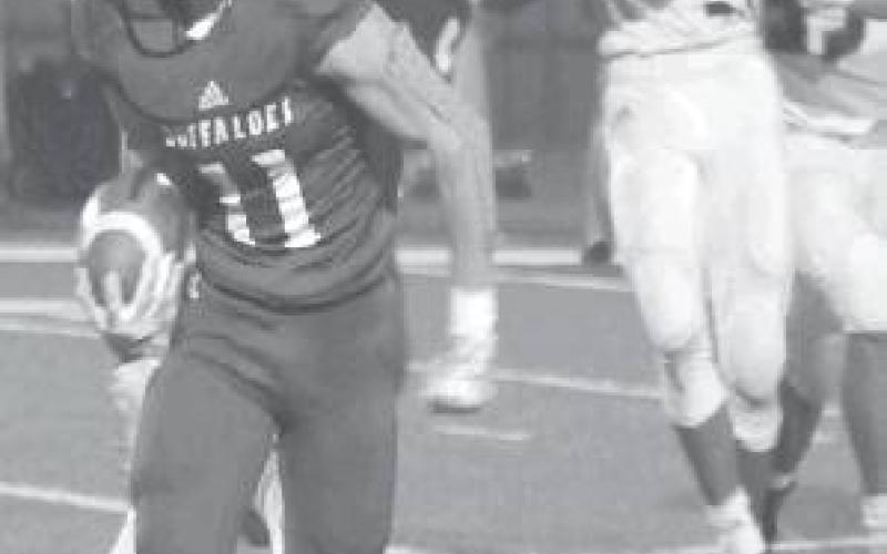 Stanton wide receiver Cody Beasley and the Stanton Buffaloes will play their final home game of the season on Friday against Idalou.