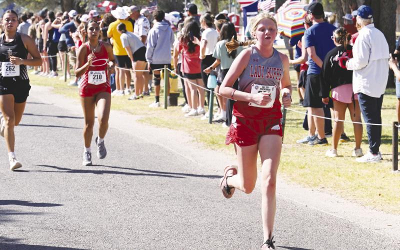 Stanton Buffalo Lanie Burch has had a good couple weeks on the course finishing 28th in Midland and then 22nd in Big Spring and shaving 22 second off her time.