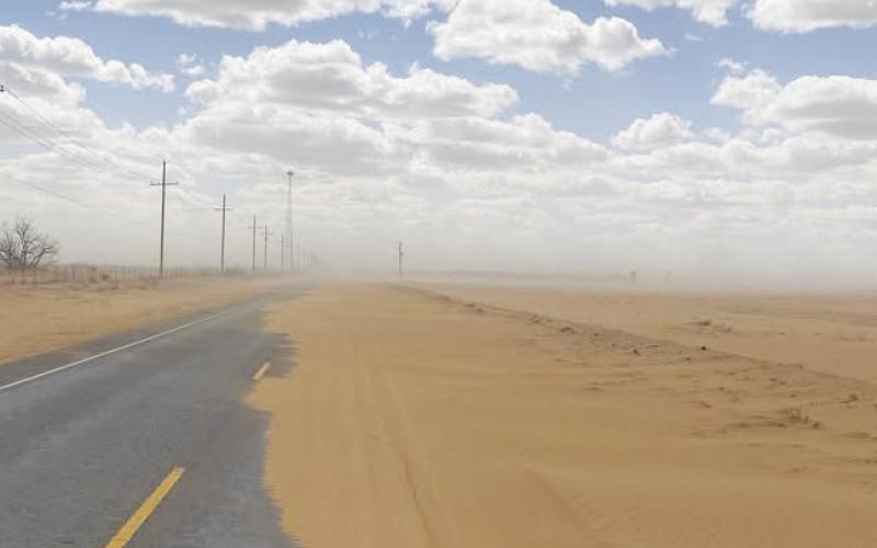 It’s been a crazy couple weeks in West Texas as winds as high as 80 mph blew dirt everywhere. TxDOT shut down portions of Hwy 176 south of Stanton were dirt drifts were over a foot deep. Other highways experienced blackout conditions where drivers couldn’t even see past the hood of their vehicles.