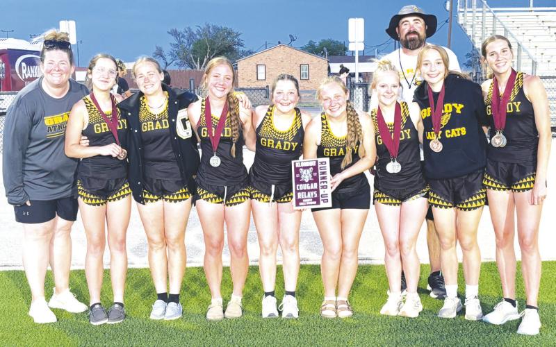 Lady Cats take second at Cougar Relays