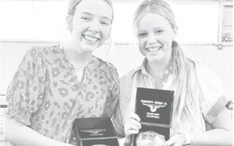 These sisters swept the Permian Basin Fair &amp;amp; Exposition Swine shows top honors... Grand and Reserve of the Show Grand Champion Swine: Kailynn Peugh Reserve Champion: Adalynn Peugh, from Grady.