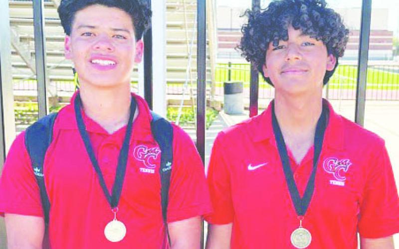 Garden City tennis teams compete in Lamesa