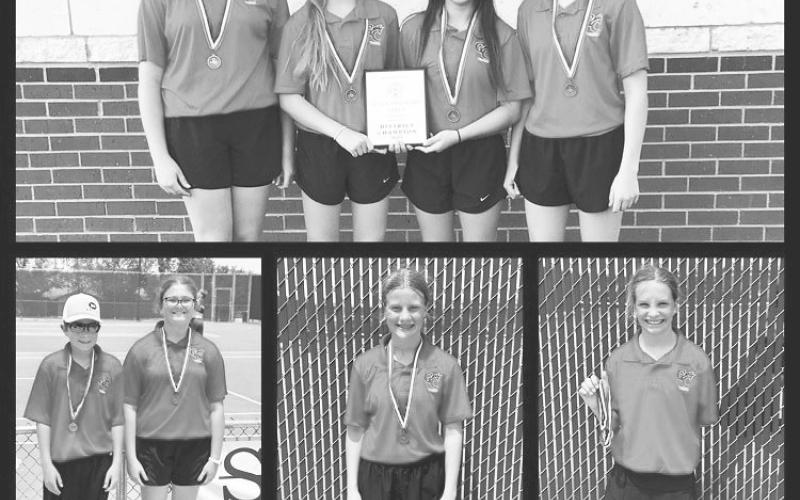 Garden City Bearkats Junior High District Tennis Results