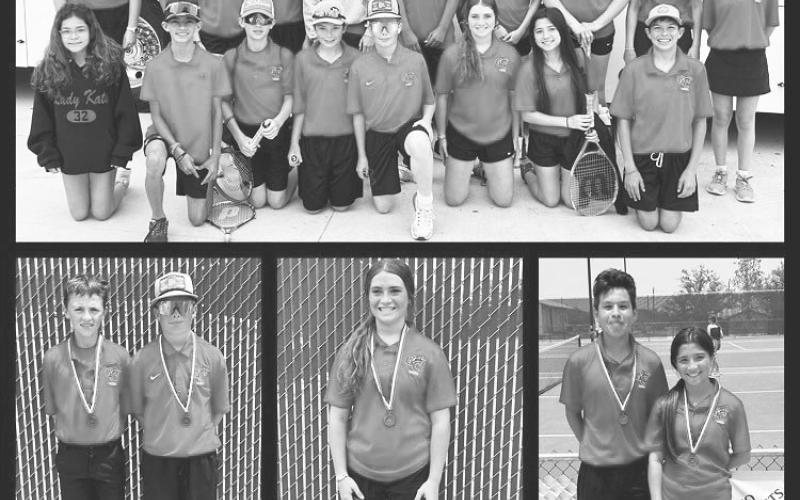 Garden City Bearkats Junior High District Tennis Results