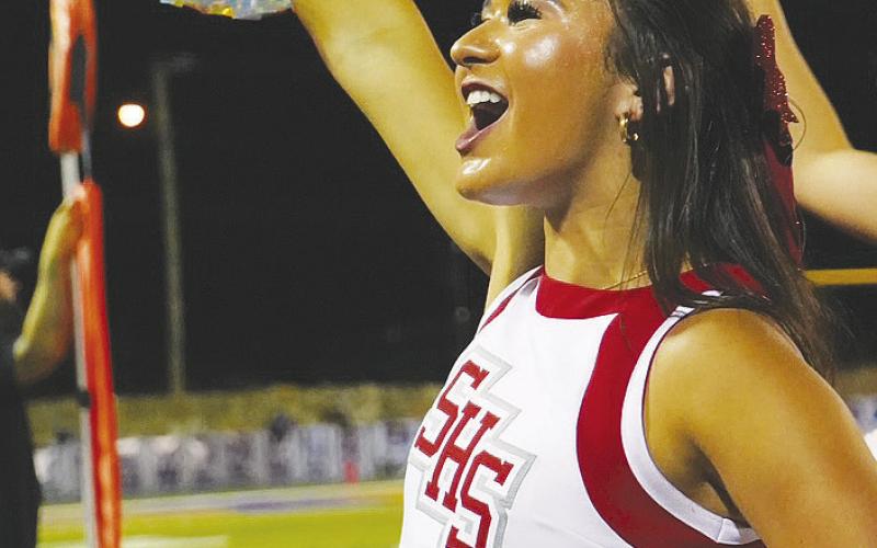 Buffaloes cheerleader signs with UPTB to cheer for Falcons