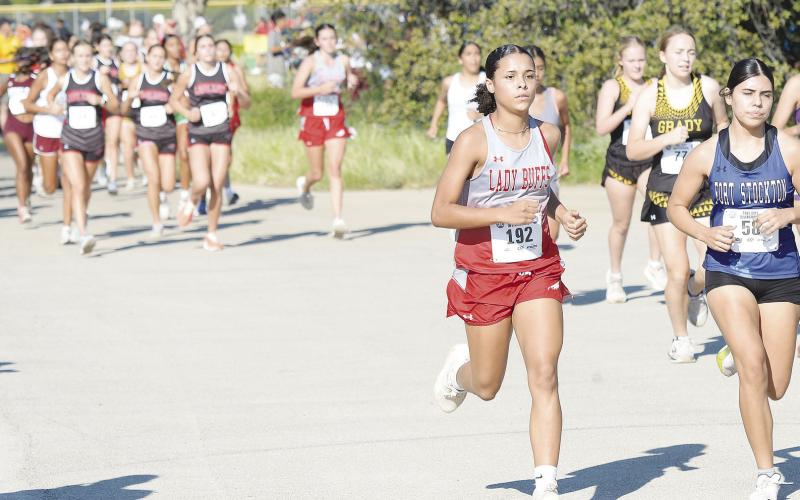 Cross country teams from Stanton, Grady, and Garden City were in action last Saturday at the Tall City Invitational in Midland. See stories on pages six and eight.