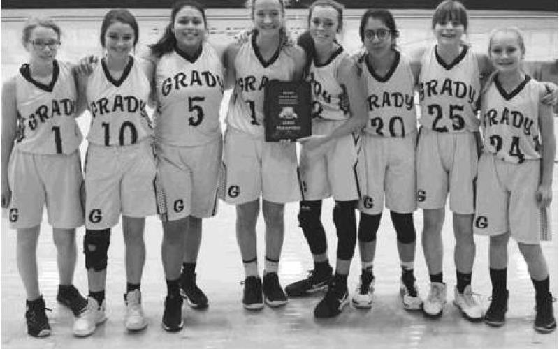 Eighth grade Wildcats win Grady Junior High Tournament.