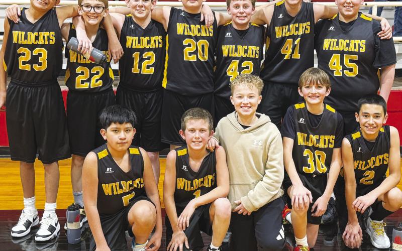 Grady JH “B” boys claim first place at Garden City Tournament