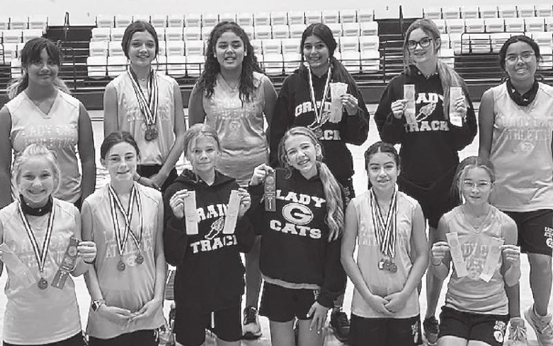 Grady Junior High girls track and field team
