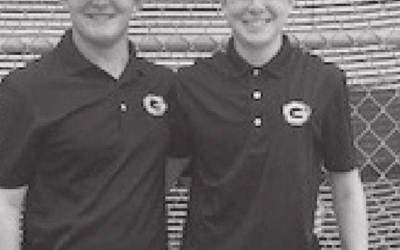 The Grady boys double team of Cooper Sims and Chapman Sims finished fourth at the Region I Class A tennis meet in Levelland last week.