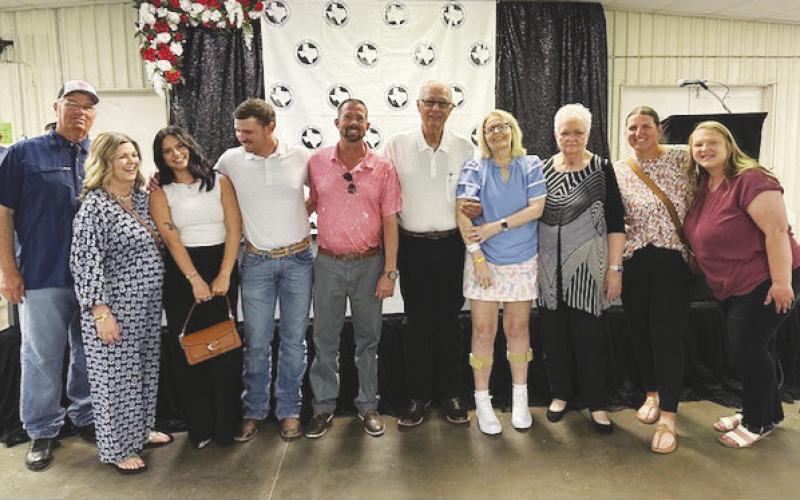 Danny Fryay and the Fryar Family celebrated him receiving Lifetime Achievement Award at the annual Chamber Banquet.