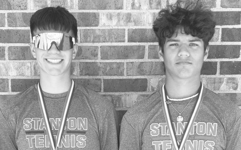 8th grade boys doubles 3rd place - Brian Dominguez &amp;amp; Jayden Hinojosa