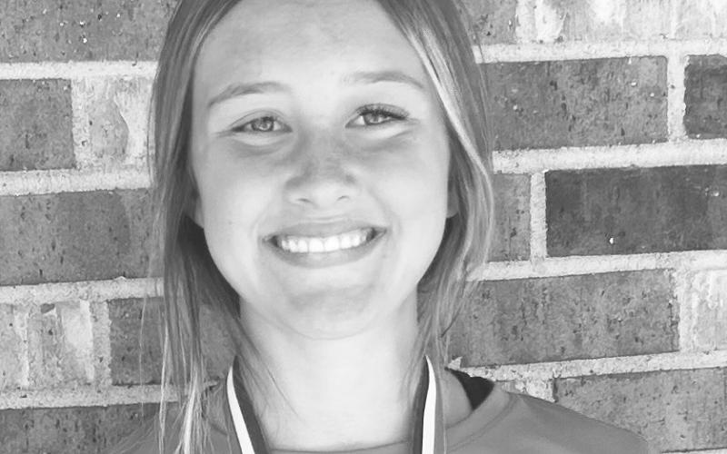 8th grade girls singles 2nd place - Addison Chandler