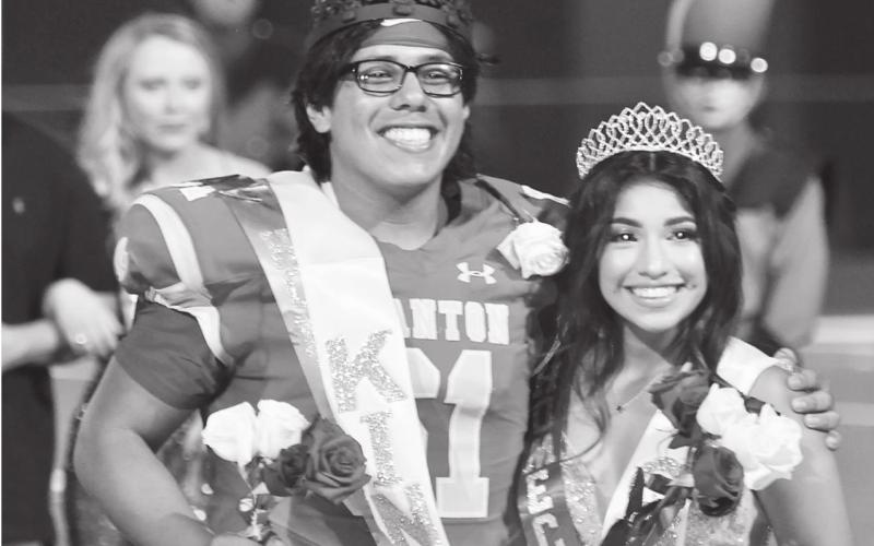 The 2021 Homecoming Queen Analiese Gonzalez and King Felipe Escamilla were crowned Friday night during haltime.