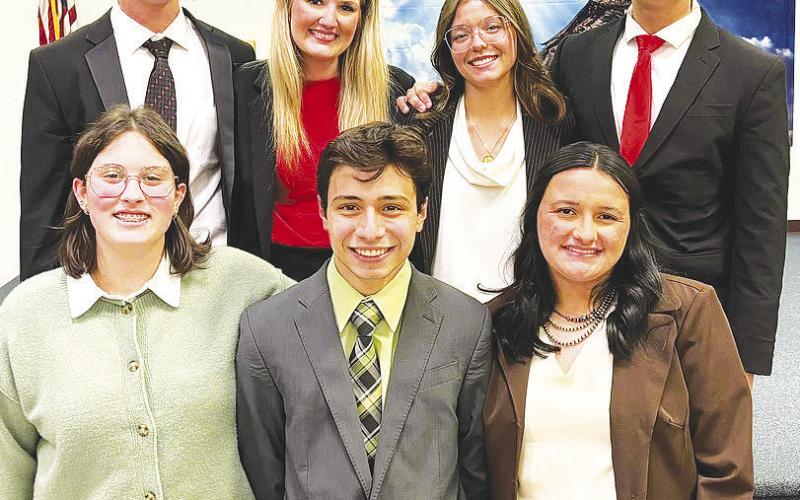 A group of Stanton Buffaloes got up early Saturday looking to improve in their respective UIL Academic events. Competitors and their placings: 1st Accounting - Hazel, 2nd Poetry - Kadence, 2nd Headline - Elliot, 3rd CX Debate - Olivia/ Logan, and 4th LD Debate - Kambrie.
