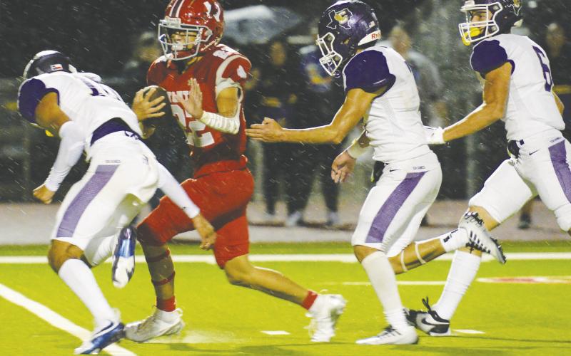 Stanton running back Kameron Isemann racks up over 250 rushing yards against Crane in the Buffaloes 47-7 season opening win.