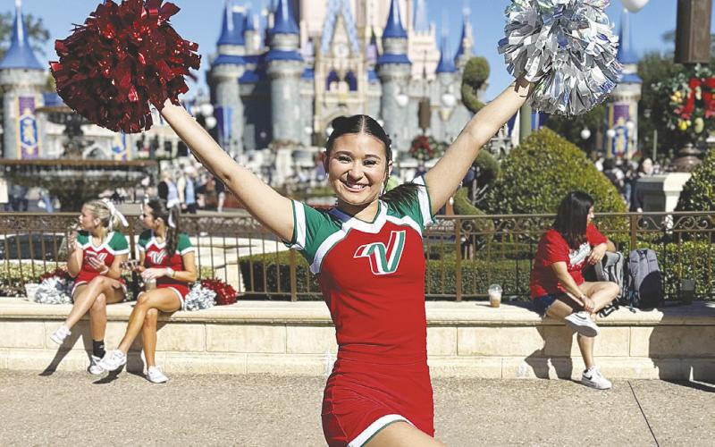 Local cheerleaders perform at spectacular event at Disney World