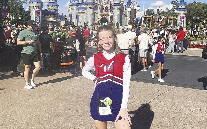 Local cheerleaders perform at spectacular event at Disney World