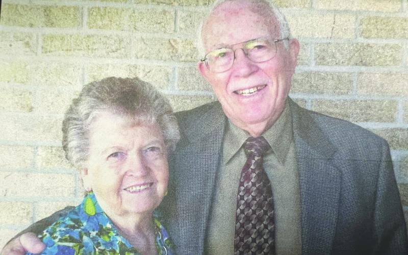 Former Martin County couple, J.C. and Dorothy Newland Celebrate 75 Years
