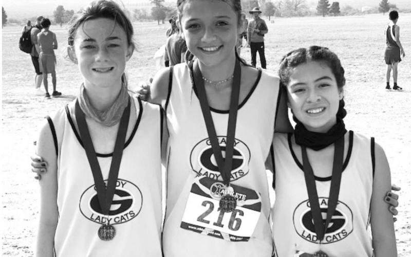 Rylan O'Donnell, Emma Parker, and Alyssa Oviedo finished in the top 10 to open the cross country season in Rankin.