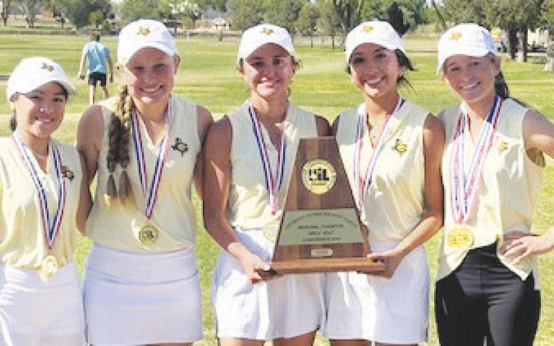 Grady Golf Alyssa Oviedo, Raegan Dennis, Aislynne Mendoza, Joslynn Mata, Audrey Marler