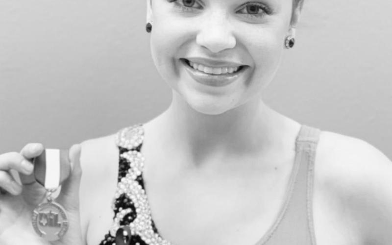 Grady High School twirler Briley Harrell