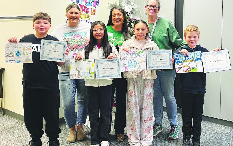 FORSAN WINNERS: Alec Najera (5th Grade), Aleyana Rios (5th Grade), Cataleya Moreno (4th Grade) and Cash Williams (4th Grade)