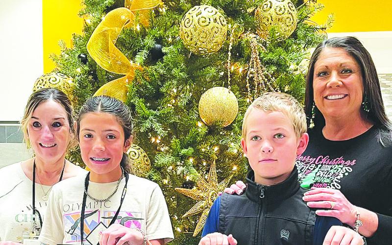 GRADY WINNERS: Emry Ybarra (5th Grade) and Jacob Enns (4th Grade)