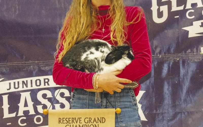 Reserve Champion Rabbit Tenley Hartl