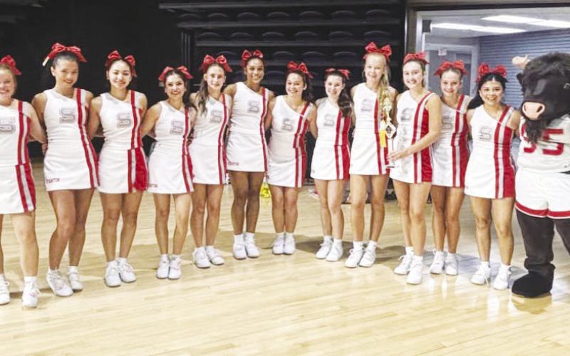 The Stanton Varsity Buffalo Cheerleaders attended Cheer Camp at Angelo State University on July 12–15 and earned Excellent Blue Ribbons for both the Camp Routine and Spirit Routine evaluations, was Named Medium Varsity Spirit Routine Champions at Camp Championships and Buffy also brought home the Crowd Leader/Spirit Raiser Trophy.