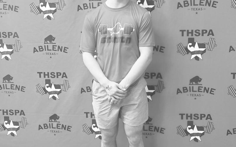 Stanton senior Tyler Waggoner competed at the 3A boys state powerlifting meet last Saturday. He finished in 13th place with a total of 1225 lbs.