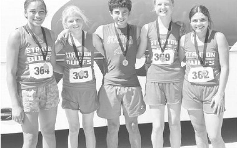 Stanton Junior High cross country medalists.