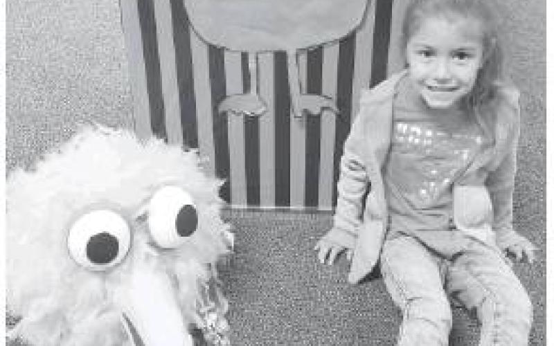 pumpkin decorating contest winners Pre-K and Kinder 1st place - Aria Chapa with Big Bird 2nd place - Layla Parks with The Lion King 3rd place - Ryker Dolan with Give a Mouse a Cookie