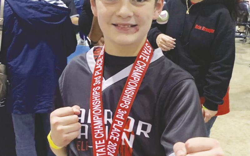 Stanton boy earns third at state karate tournament