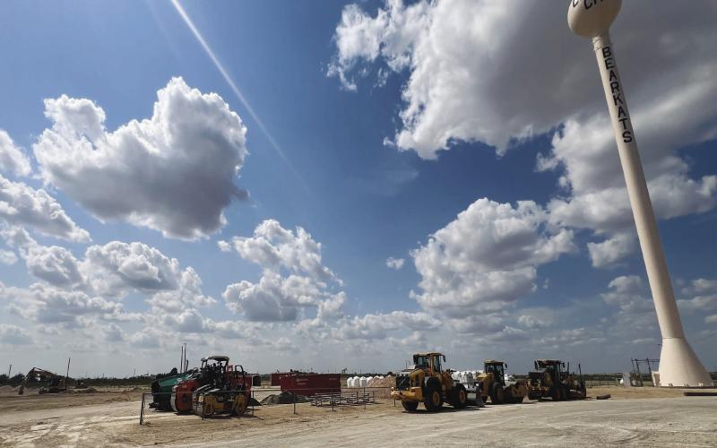 Bond construction is happening all around the GCISD campus. The district has published a map on their website showing the parent drop-off and pick-up lane, traffic routes, and construction areas. Traffic routes remain the same as last year.