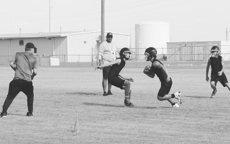 Grady has first scrimmage of year