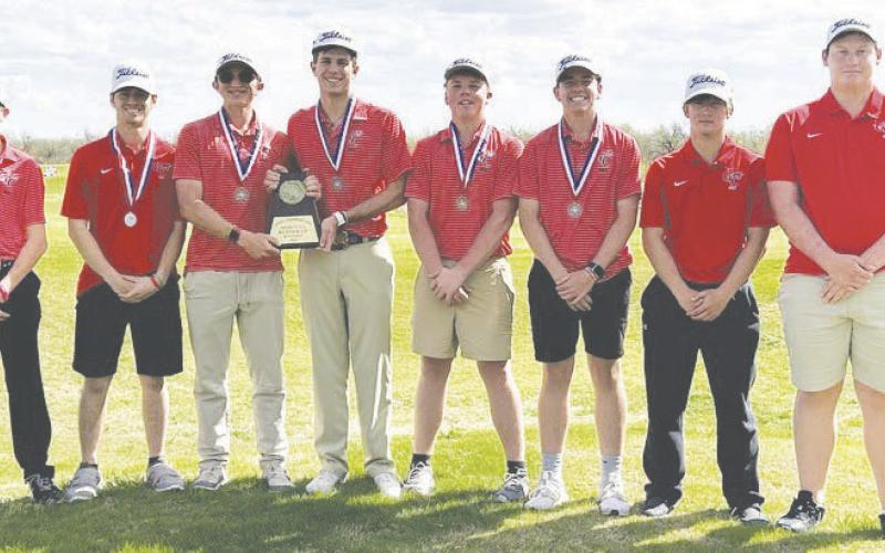 District Runner-Up - Bron Gass, Keith Latch, Karson Lowery, Walton Marshall, Rylan Cypert, Brik Fray, Keegan Landers, and Nick Howard