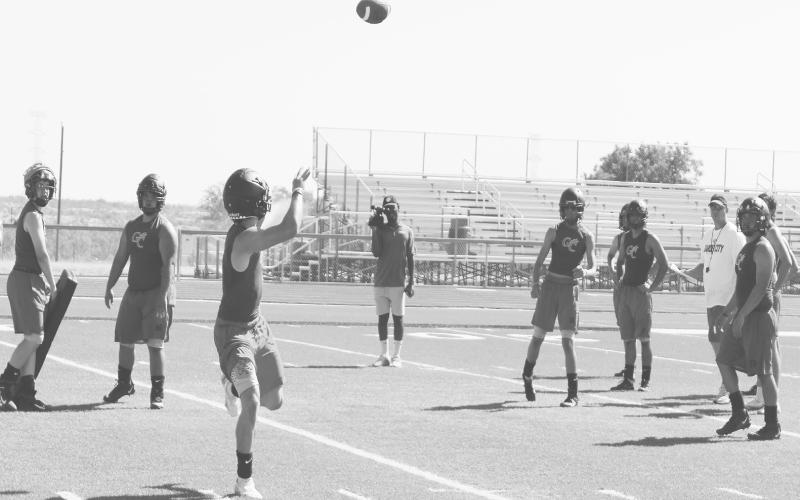Young Bearkat team takes field for first day of practices