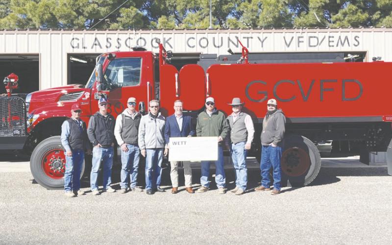 Wind energy provider makes contribution toward new fire truck