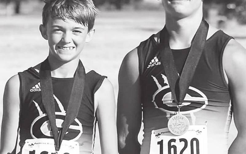 Grady medalists Hagan O’Donnell and Austin Aaron.
