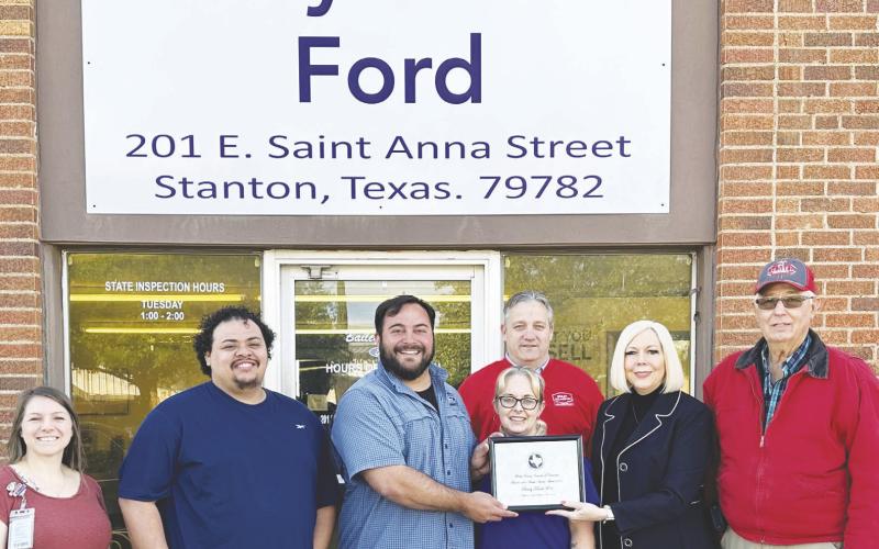 Bailey Toliver Ford selected Chamber of Commerece Business of the Month for March.